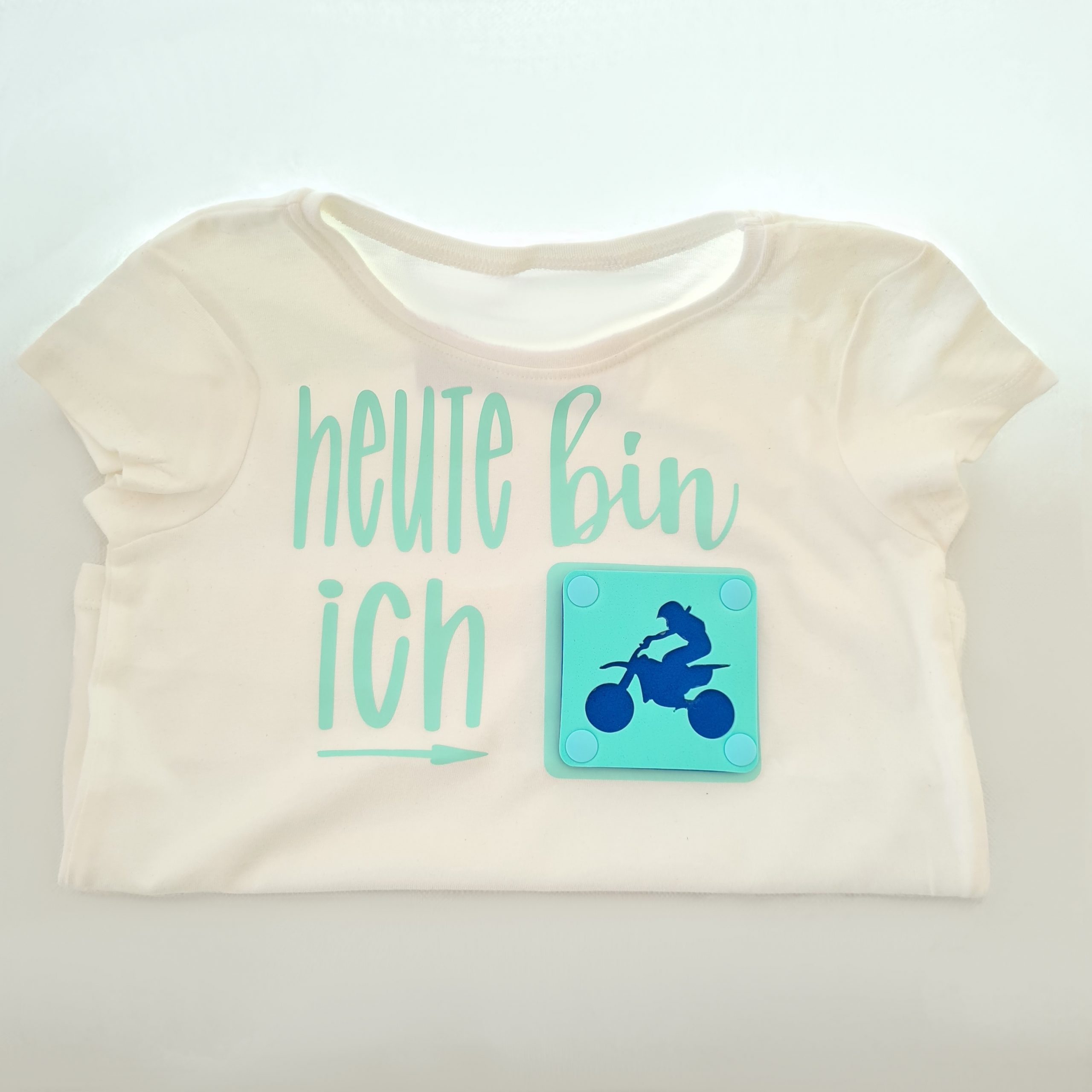 variable t-shirt with motorcyclist icon